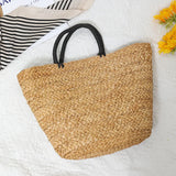 Ciing  Large Capacity Beach Women's Straw Bag Stylish Minimalist Handbag Natural Grass Hand Woven Designer Female Shoulder Bag