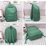 Ciing High Quality New Waterproof Nylon Women Backpack Female Travel Bag Backpacks Schoolbag for Teenage Girls Solid Color Bookbag