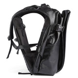 Ciing Men's Backpack USB Charge Travel Laptop Back packs Black 16inch Leather School Bag Male Vintage Waterproof Anti Theft Backpacks