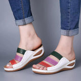 Ciing Women Sandals Fashion Wedges Shoes For Women Slippers Summer Shoes With Heels Sandals Flip Flops Women Beach Casual Shoes