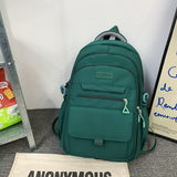 Ciing Fashion Men Laptop Rucksack Black Waterproof Mochila High School Large Bookbag for Boys Schoolbag Girls Lovers Bagpack