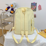 Ciing New Fashion Cute Girl Backpack Summer Bookbag Rucksack for Teens Schoolbag Waterproof Kawaii Candy Color Lady Mochila