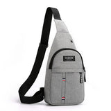 Ciing Men's USB Charging Bag Men's Chest Bag for Custom PU PVC Shoulder Bag Diagonal Package Messenger Travel Bag Cross Body Bags