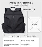 Ciing New Backpack Men Large Capacity Lightweight Waterproof Travel Backpack Business Computer Bag Leisure Simple Schoolbag