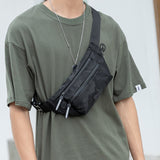 Ciing Men Chest Bag Sling Crossbody Pack  Outdoor Man Belt Pouch Sports Men's Handbag Casual  Travel Phone Bags