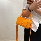 CiingNew Fashion Brand Women's Crossbody Bags Candy Color Small Square Shoulder Bag Luxury Female Handbag Designer Shopper Purse