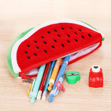 Ciing Creative watermelon plush Pencil Case Kawaii Pencilcase School Pen Case Bag Supplies School Box Pencils Pouch Stationery