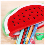 Ciing Creative watermelon plush Pencil Case Kawaii Pencilcase School Pen Case Bag Supplies School Box Pencils Pouch Stationery