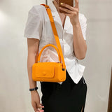 CiingNew Fashion Brand Women's Crossbody Bags Candy Color Small Square Shoulder Bag Luxury Female Handbag Designer Shopper Purse