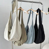 Ciing New Little Fresh Nylon Shoulder Hobos Bag Large Capacity Versatile Crossbody Bag Student SatchelsTote Bags