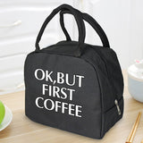 Ciing Lunch Carry Bag Insulated Thermal Portable Bags for Women Children School Trip lunch Picnic Dinner Cooler food Canvas Handbags