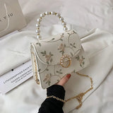 Ciing Shell Beads Bags Fashion Sweet Bag Women's Handbags Lace Wedding Chic Lady Chain Women Shoulder Crossbody Bag