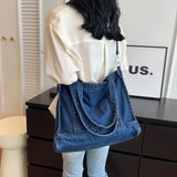 Ciing Four seasons universal large capacity leisure fashion all-in-one denim bag