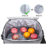 Ciing 15L Portable Thermal Lunch Bag Food Box Durable Waterproof Office Cooler Lunch Box Ice Insulated Case Camping Oxford Dinner Bag