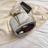 Ciing Woman Shoulder Bags Personality Pin Handbag High Quality PU Messenger Bag Fashion Chain Crossbody Bag Brand Female Dinner Bag