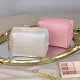 Ciing Women's Portable Cosmetic Bag Mini Beautiful Jewelry Bag Lipstick Bag Fashion Storage Bag for Travel Outdoor