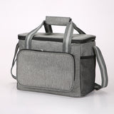 Ciing 15L Portable Thermal Lunch Bag Food Box Durable Waterproof Office Cooler Lunch Box Ice Insulated Case Camping Oxford Dinner Bag