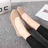 Ciing Plus Size 35-43 Women Flats Slip on Flat Shoes Candy Color Woman Boat Shoes Black Loafers Faux Suede Ladies Ballet Flats