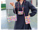 Ciing Love Beaded Bag DIY Hand Woven Bag Gir Summer Jelly Colorfull Purses and Handbags Luxury Designer Gift beaded Mini Shoulde Bag