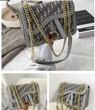 Ciing Top Quality Luxury brand Shoulder Bag Baguette handbags women bags satchels chain underarm Crossbody Bag Women Messenger Bags