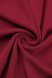 Ciing -Elegant Solid Slit Fold V Neck Evening Dress Dresses(4 Colors)