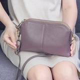 Ciing Genuine Leather High Quality Clutch bag Fashion Small Crossbody Bags For Women Luxury Handbag Ladies Shoulder Bag Clutch Purse