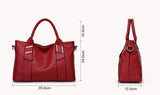 Ciing Shoulder Bags Women PU Leather Casual Handbags Ladies Luxury Design Tote Bag Female Large Capacity Crossbody Bags bolsos mujer