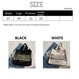 Ciing Women Literature and Art Shoulder Canvas Bags Fashion Printing Student Simple Korean Casual Shopping Bag Large Capacity Tote Bag