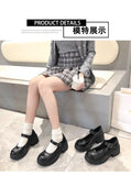 Ciing  shoes on heels Lolita platform shoes women Japanese Style Mary Jane Shoes Vintage Girls High Heel College Student shoes boots 42