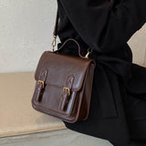 Ciing Elegant Female Solid color Tote bag New High quality PU Leather Women's Designer Handbag Vintage Shoulder Messenger Bag