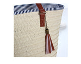 Ciing casual tassel straw bags rattan women handbags wicker woven shoulder bags large capacity tote bucket bag summer beach purses new