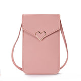 Ciing Bag For Women Touch Screen Cell Phone Purse Smartphone Wallet Shoulder Strap Handbag PU Leather Casual Solid Crossbody Bags