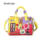 Ciing Candy Color Handbags High Quality Fashion Italian Leather Bags Famous Brands Stylish Female Tote Bag
