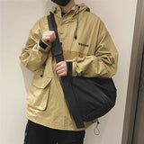 Ciing Large Capacity Crossbody Bags Men Techwear Tactic Messenger Hip-hop Harajuku Workout Travel Unisex Shoulder Nylon Bolsa Fashion