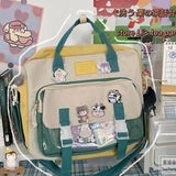Ciing Valentine's Day Genuine School Bag Ins Original Niche Design Sense Large Capacity Single Shoulder Messenger Bag Dual-purpose Backpack