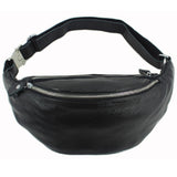Ciing Fashion Genuine Leather Waist Bag For Men Fanny Pack Leather Belt Bag Waist Pack Bum Bag Money Belt Waist Pouch Molle Pochete