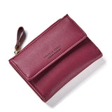 Ciing Brand Designer Women Wallet With Zipper Coin Pocket Card Slots Female Wallets Ladies Purses Short Carteras High Quality