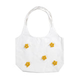 Ciing Women Canvas Shoulder Bag Bright Daisies Cotton Cloth Handbag Female Flower Casual Totes Large Capacity Shopping Bags For Girls