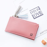 Ciing Brand Designer Tassel Wallet Women Fringe Element Female Wallets Clutch Long Style Credit Card Purse Ladies High Quality