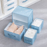 Ciing New Drawer Type Underwear Storage Boxes  Foldable Storage Cabinet Organizer Underwear Closet Storage Box For Ties Socks Bra