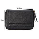 Ciing 1 Pc Slim Men Card Holder Leather Mini Credit Card Wallet Purse Card Holders Thin Small Men Bank Cards Wallet Tarjetero