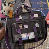 Ciing Valentine's Day Genuine School Bag Ins Original Niche Design Sense Large Capacity Single Shoulder Messenger Bag Dual-purpose Backpack
