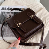 Ciing Elegant Female Solid color Tote bag New High quality PU Leather Women's Designer Handbag Vintage Shoulder Messenger Bag