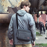 Ciing Man Canvas Messenger Bag High Quality Handbag Crossbody Bags Multifunction Tote Casual Bolsa Top-handle Male Shoulder Bags