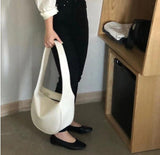 Ciing Women Fashion Casual Hobo Bags Black Shoulder Crossbody Bag Female Large Capacity Handbag Woman Wide Strap Underarm Bag New
