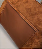 Ciing PU Leather Flap Crossbody Bags For Women Vintage Big Capacity Shoulder Bag Wide Strap Luxury Handbags Women Bags Designer