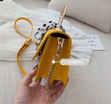 Ciing Elegant Female Ribbon Bow Tote Bag Summer New High Quality PU Leather Women's Designer Handbag Chain Shoulder Messenger bag