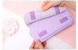 Ciing Large Capacity Pencil Case Kawaii Canvas three Layer Pen Brushes Pouch Pencil Bag Portable Box Gifts Supplies School Stationery