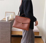 Ciing Vintage Fashion Female Tote Bag New High Quality PU Leather Women's Designer Handbag High capacity Shoulder Messenger Bag