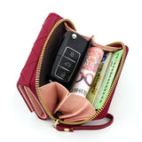 Ciing Wallets for Women Kawaii Cute Wallet Luxury Designer Lady Wallet Pink Purse Womens Wallet Small Women Leather Wallet Coin Purse